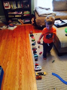 So if all the cars are lined up at bedtime, how do the sharpest ones end up outside the bathroom door?